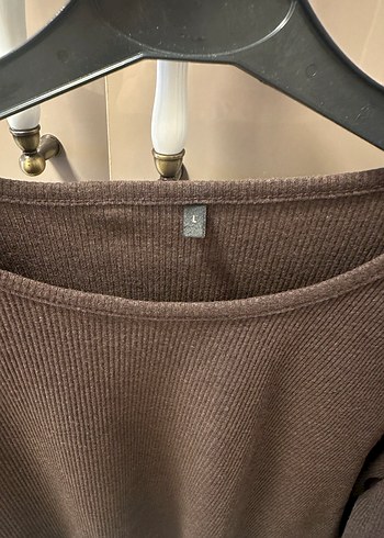 Kadın Kahverengi Bisiklet Yaka Kazak - Görsel 3