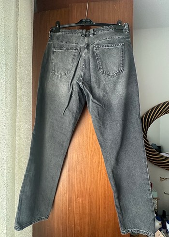 Zara siyah taşlanmış kot - Görsel 3