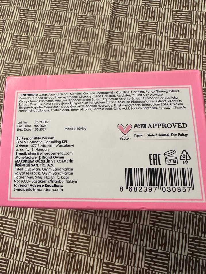 maru.derm Sıkılaştırıcı ve Pürüzsüzleştirici Selülit Jeli 300 ml - Görsel 3