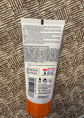 Calypso SPF 50+ Hassas Cilt Yüz Losyonu - Görsel 2