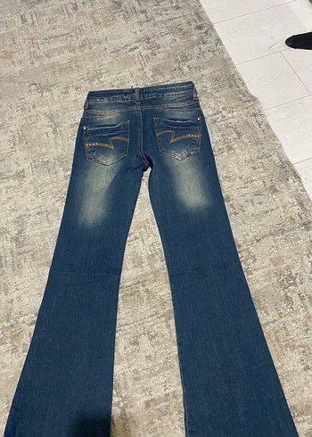 American Vintage Düğmeli Regular Fit Midi Denim Kadın Jean