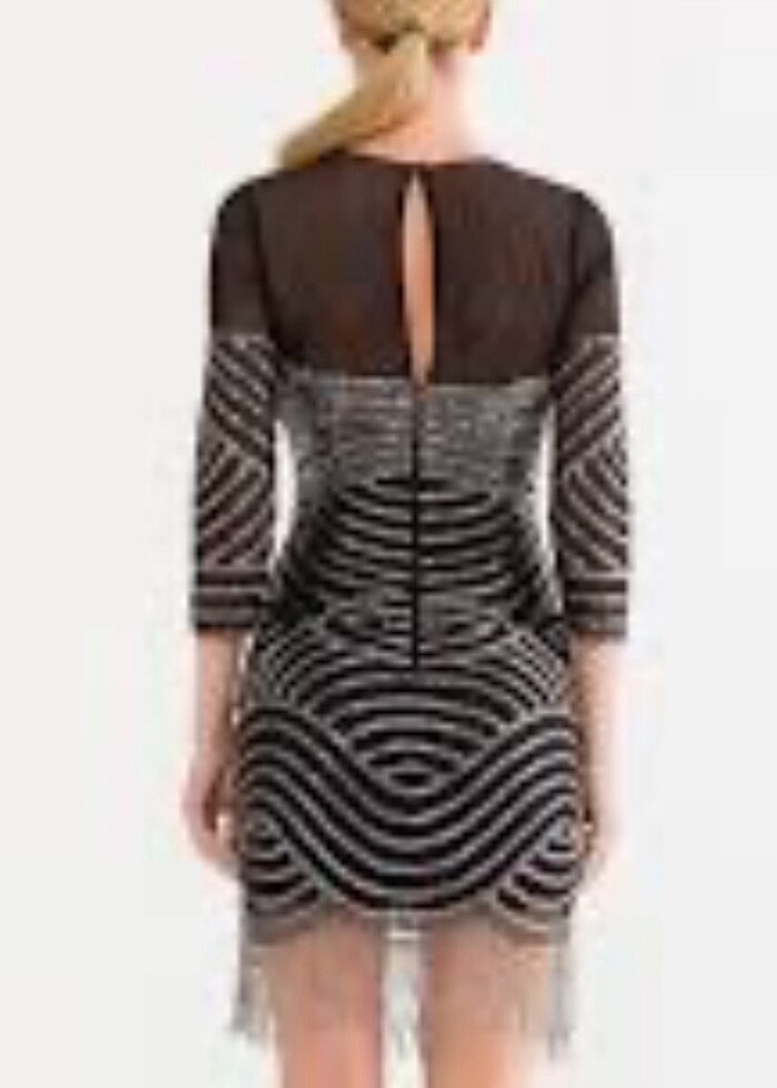 Sırf boncuk işleme adil ışık abiye - Görsel 3