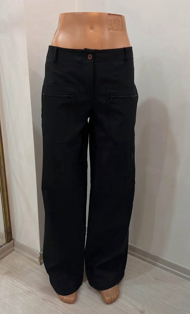 Erkek&Bayan Siyah Kayak Pantolonu Fermuarlı - Görsel 2