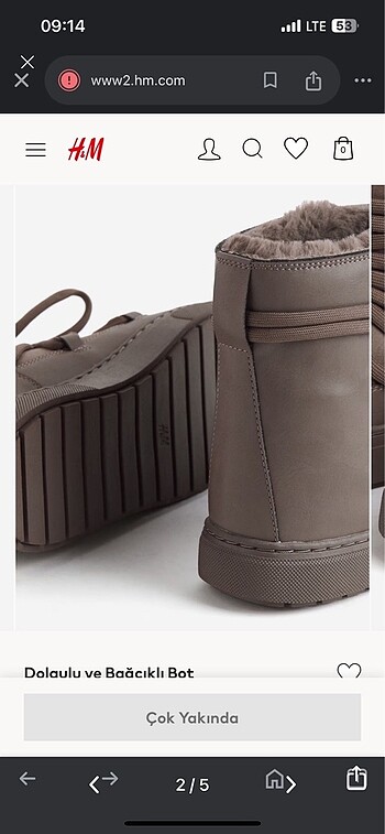 39 Beden H&M kar botu