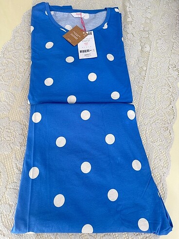 l Beden mavi Renk Penti pijama takımı