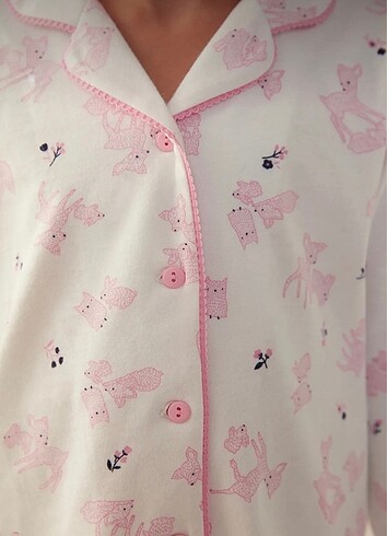 12-13 Yaş Beden Penti gömlek pijama takımı
