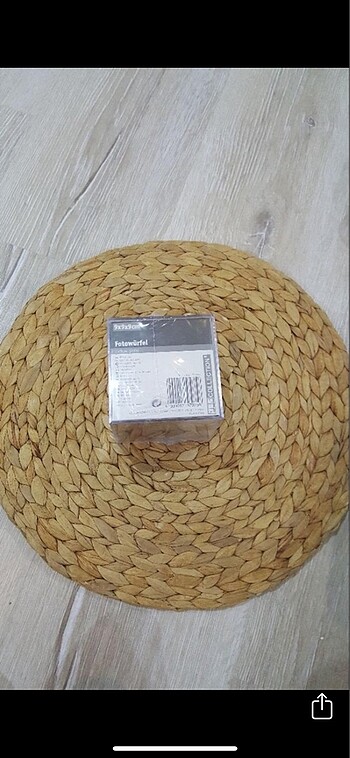 Beden beyaz Renk Resim Küpü 9cmx9cmx9cm