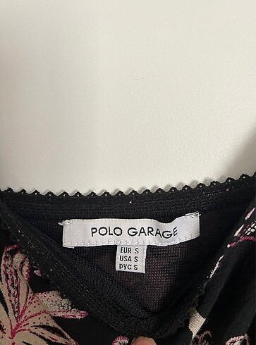 Polo Garage Askılı çiçekli elbise