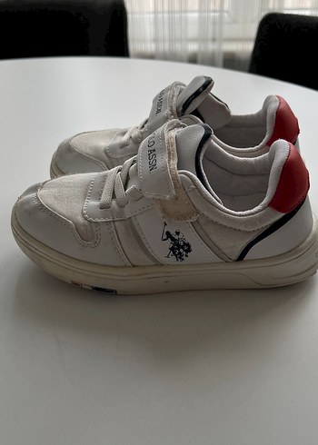 U.S Polo Assn. Erkek Çocuk Beyaz Spor Ayakkabı Polonya