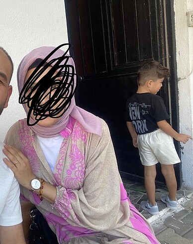 s Beden pembe Renk Viskon uzun elbise