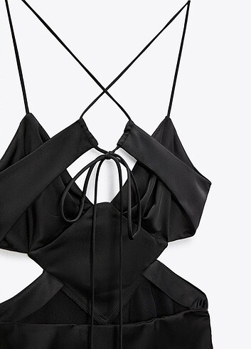Zara Zara saten elbise 