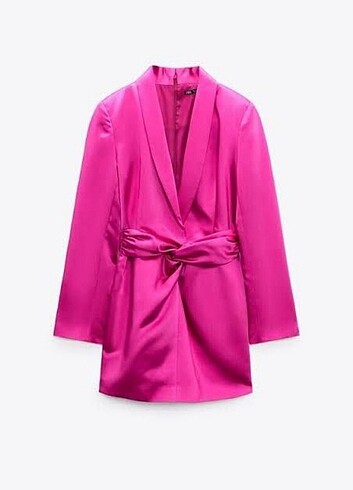 Zara Zara saten blazer elbise 