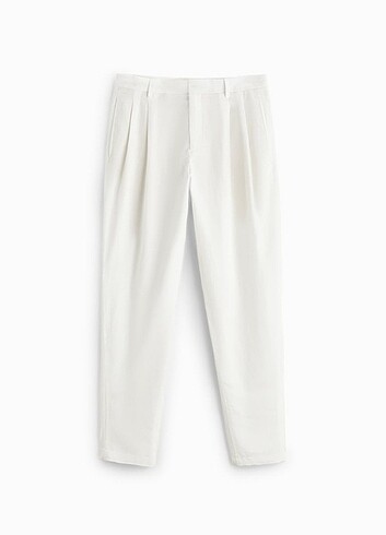 Zara Zara pamuk keten karışımlı pantolon 