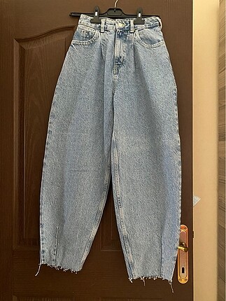 Açık Mavi Slouchy Jean