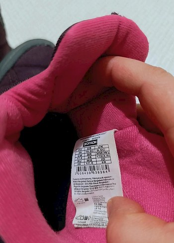 Kız Çocuk Mor Fermuarlı Polar Bot - Görsel 6