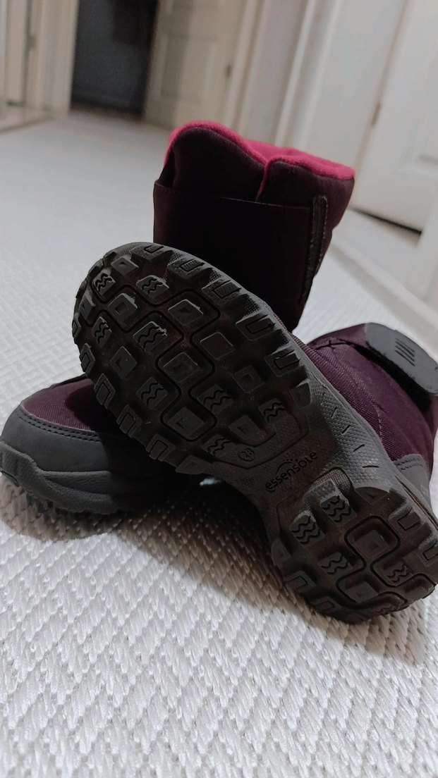 Kız Çocuk Mor Fermuarlı Polar Bot - Görsel 3