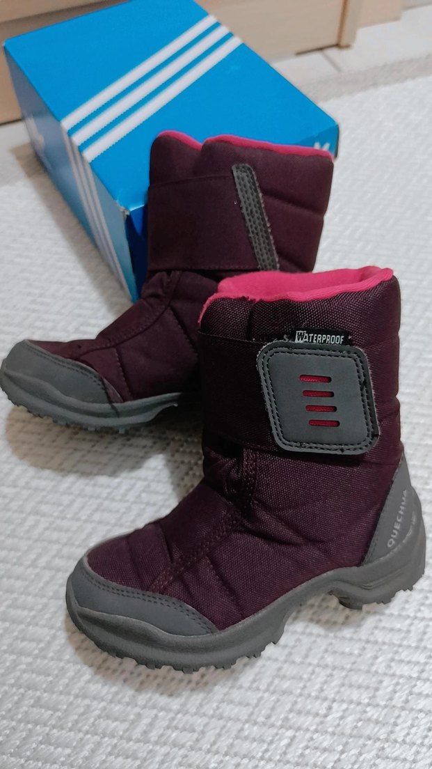 Kız Çocuk Mor Fermuarlı Polar Bot - Görsel 5