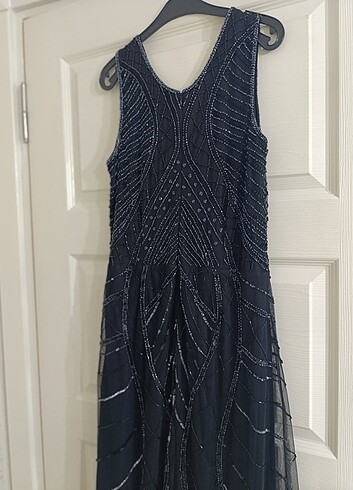 Siyah taşlı abiye - Görsel 6