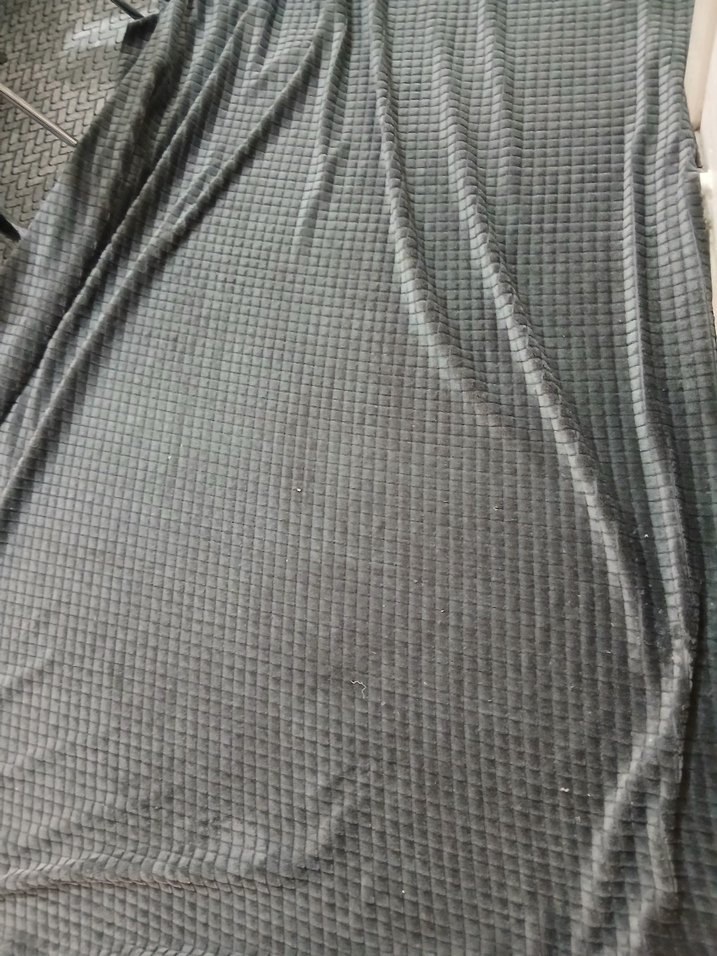 Gri Düz Desenli Yumuşak Battaniye halı örtüsü - Görsel 4