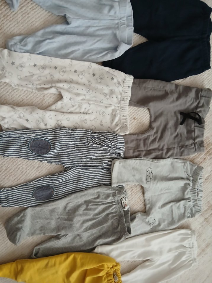 Gri Erkek Çocuk Rahat Kesim Pamuklu Pantolon - Görsel 2