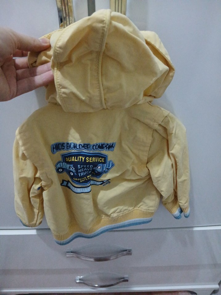 Sarı Nakışlı Erkek Çocuk Ceket - Görsel 2