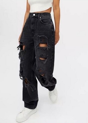 Urban Outfitters Siyah Kot Pantolon 