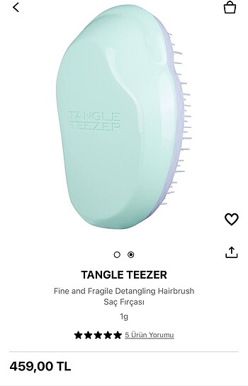 Tangle Teezer Fine and Fragile Detangling Hairbrush