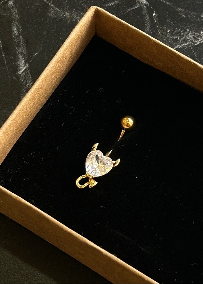 Taşlı Göbek Piercing - Görsel 3