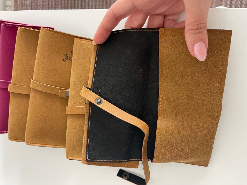 Süet gözlük kılıfı/ gözlük kabı - Görsel 2