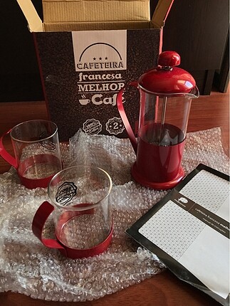 2 Bardaklı french press seti