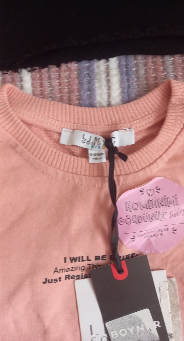 Düğmeli Pembe Mini Sweatshirt - Görsel 3
