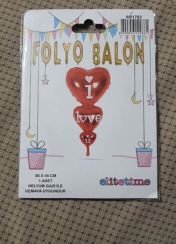 I love you folyo balon