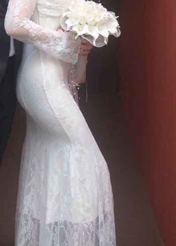 Fransız Dantel Elbise - Görsel 6