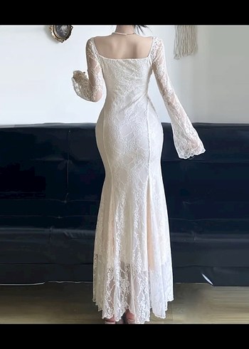 Fransız Dantel Elbise - Görsel 2