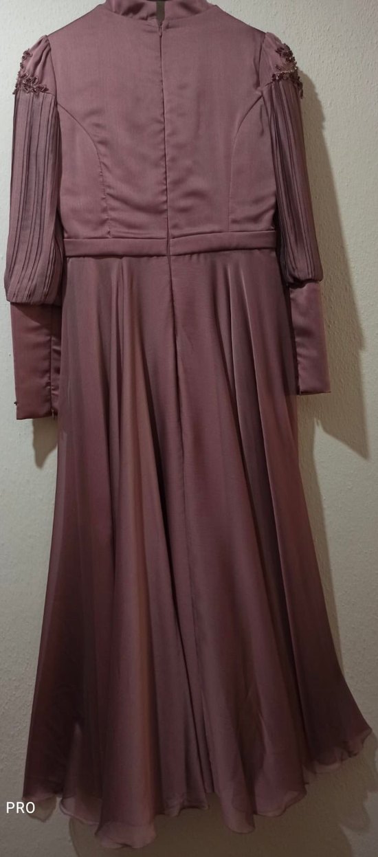 Uzun Kollu Abiye Elbise - Görsel 2