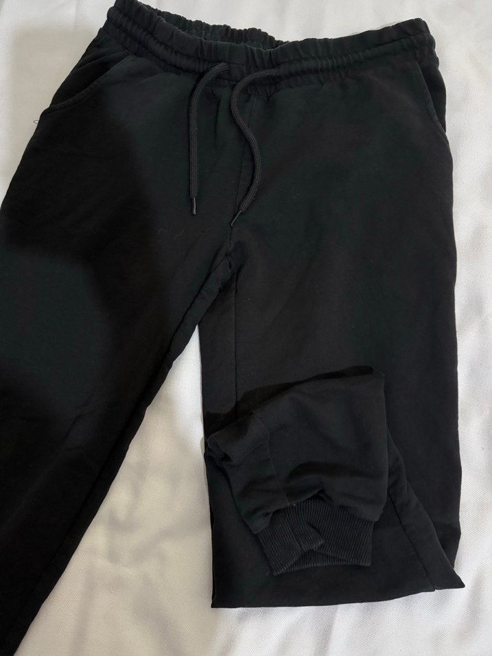 Siyah Slim Fit Jogger Eşofman Altı - Görsel 3