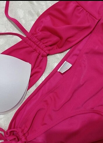40 Beden pembe Renk Tatliş Bikini 