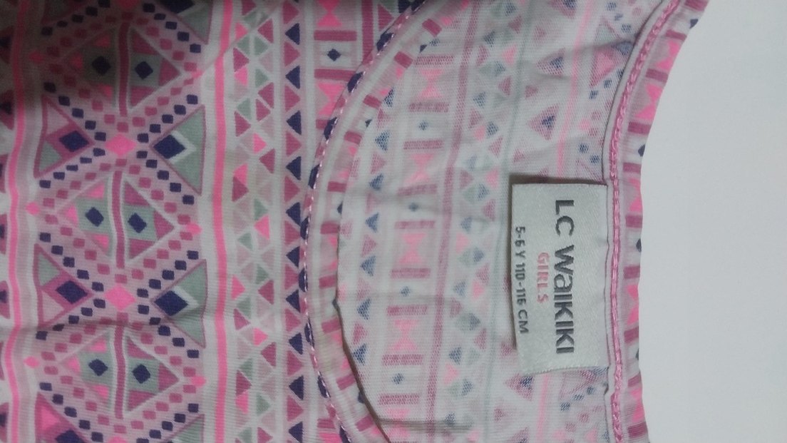 Pembe Bohem Kız Elbisesi - Görsel 3