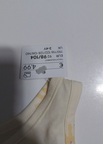 Kolsuz Beyaz Kız Çocuk Elbise - Görsel 4