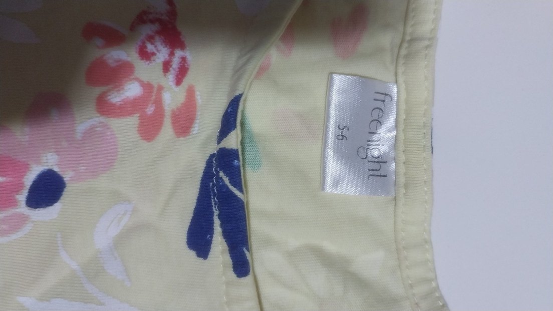 Çiçek Desenli Kız Çocuk Elbise - Görsel 3