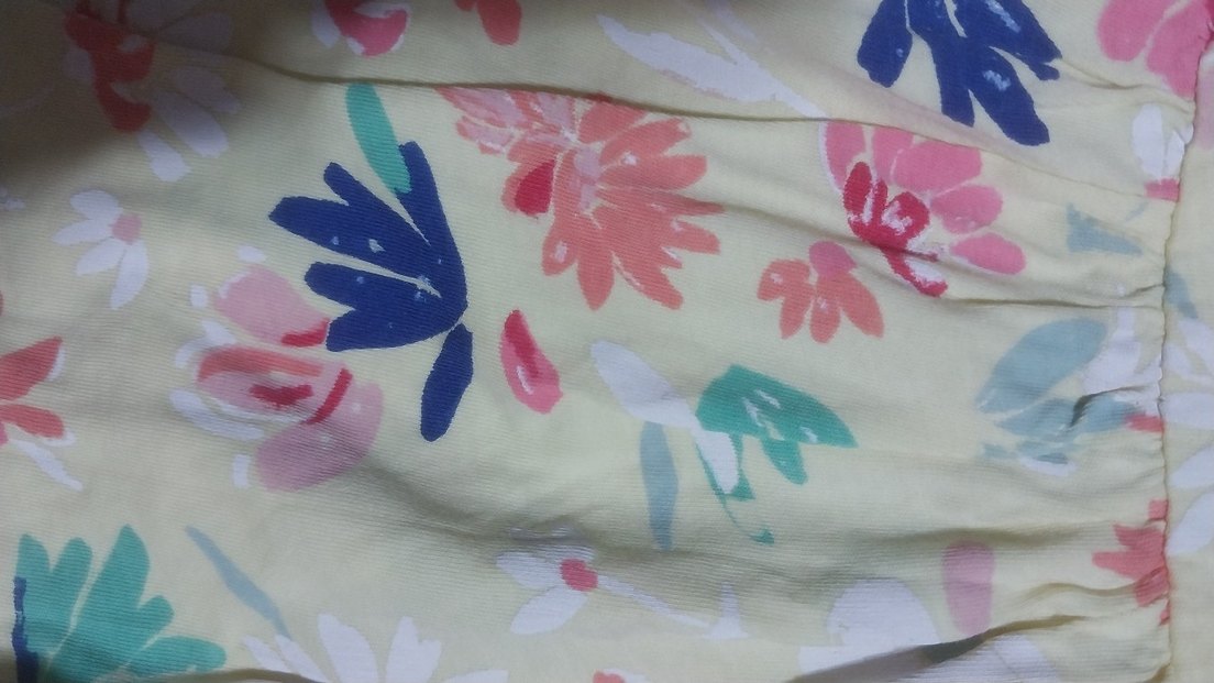 Çiçek Desenli Kız Çocuk Elbise - Görsel 2