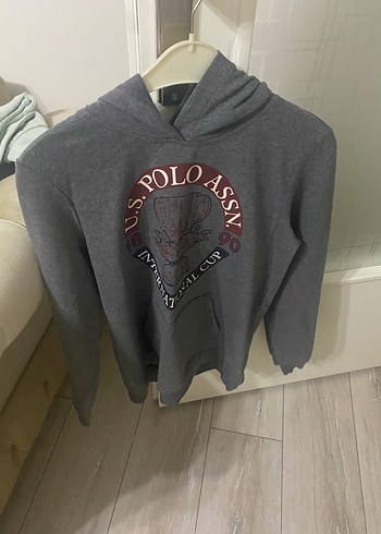 Gri Kapüşonlu kadın Sweatshirt