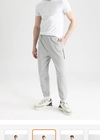 s Beden gri Renk Defacto Standart Fit Geri Dönüşümlü Jogger Eşofman Alt - Small