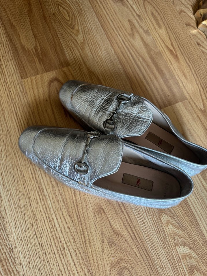 Klasik Bej Deri Tokalı Kadın Loafer - Görsel 3