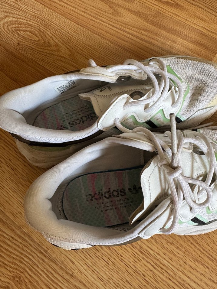 Beyaz Bağcıklı Kadın Spor Ayakkabı - Görsel 3