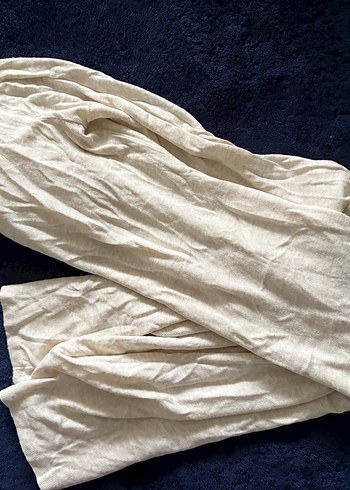 Bej Midi Hamile Eteği Kemerli Rahat Kesim - Görsel 4