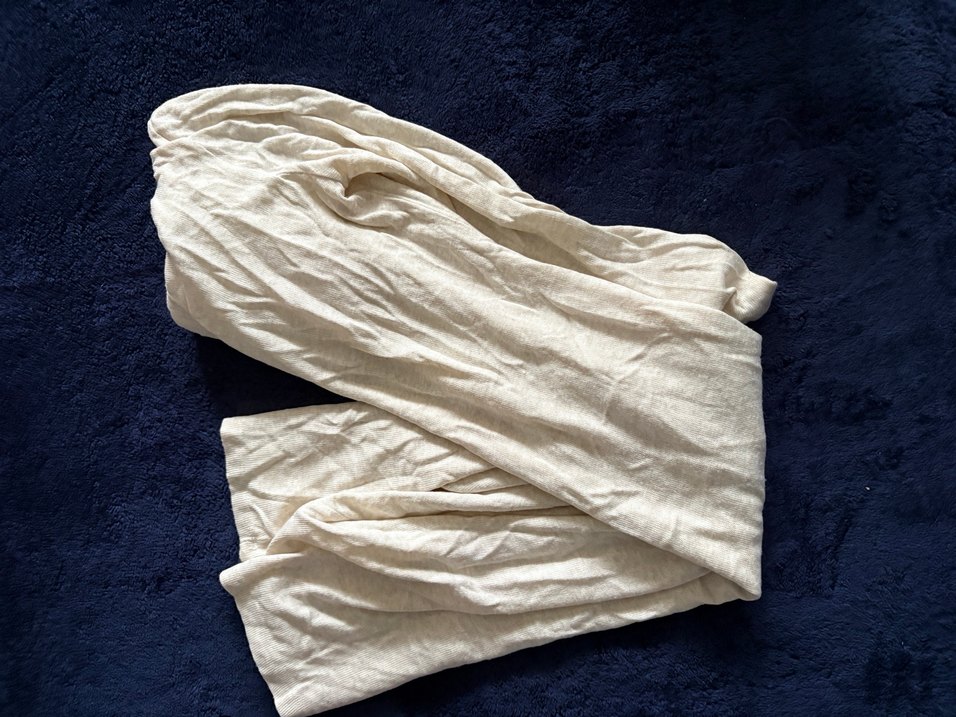 Bej Midi Hamile Eteği Kemerli Rahat Kesim - Görsel 4