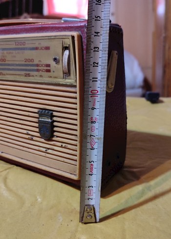 Kırmızı Grundig Retro antika Radyo - Görsel 5