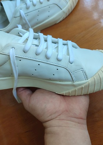 Beyaz Bağcıklı orjinal Adidas Spor Ayakkabı - Görsel 7