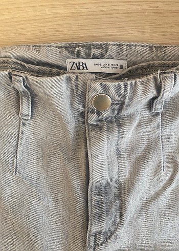 Zara Gri Kadın Kot Pantolon